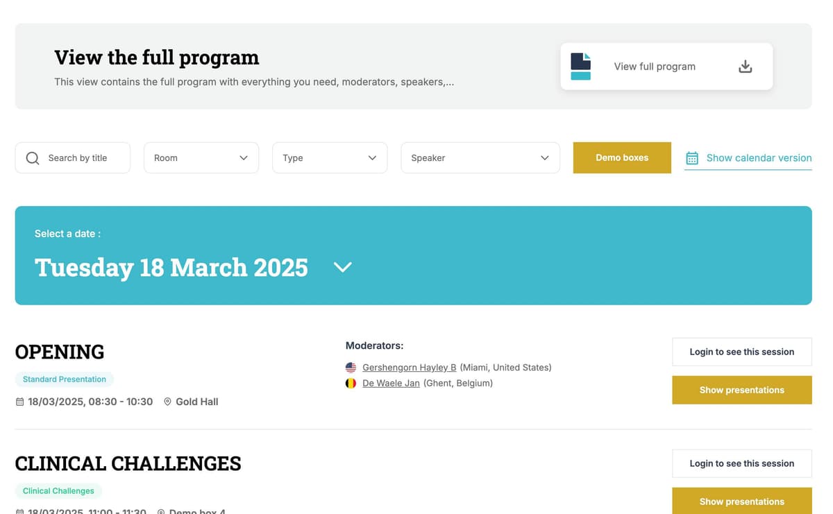 Before the symposium: get informed and organized